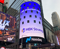 上市公司HBK Strategy登陸納斯達(dá)克大屏